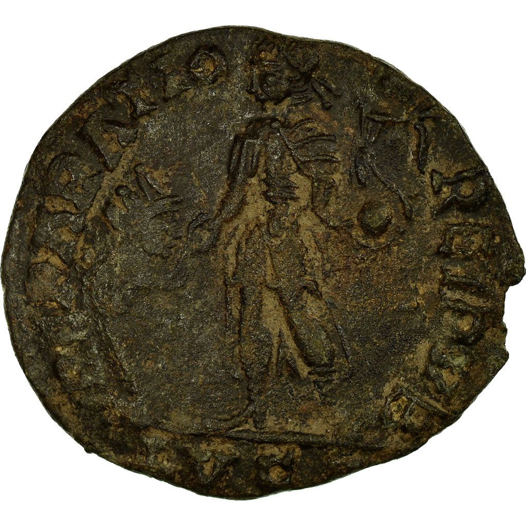 Moneta, Magnus Maximus, Maiorina, Lyon - Lugdunum, MB, Bronzo, RIC:32