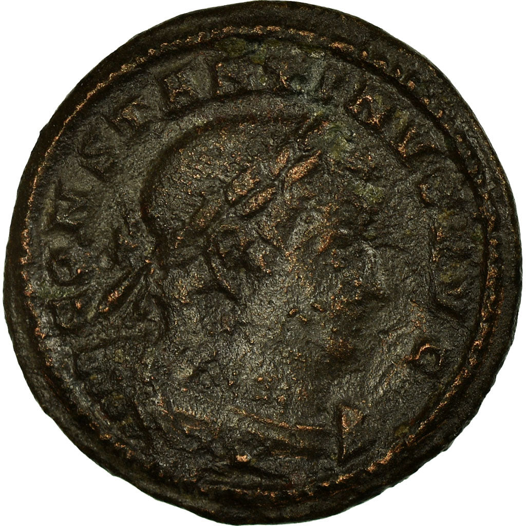 Coin, Constantine I, Nummus, AD 307, Trier, VF(20-25), Copper, RIC:725