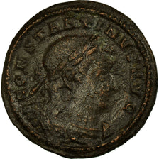 Coin, Constantine I, Nummus, AD 307, Trier, VF(20-25), Copper, RIC:725