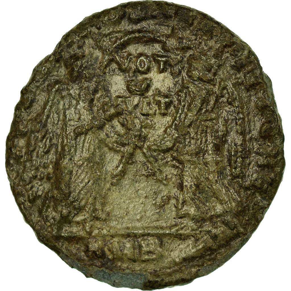 Moneta, Decentius, Maiorina, 350-355, Amiens, VF(20-25), Miedź, RIC:manque