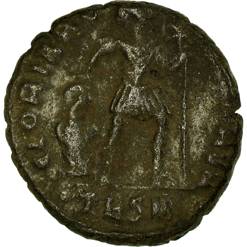 Moeda, Valentinian I, Nummus, Thessalonica, VF(20-25), Cobre
