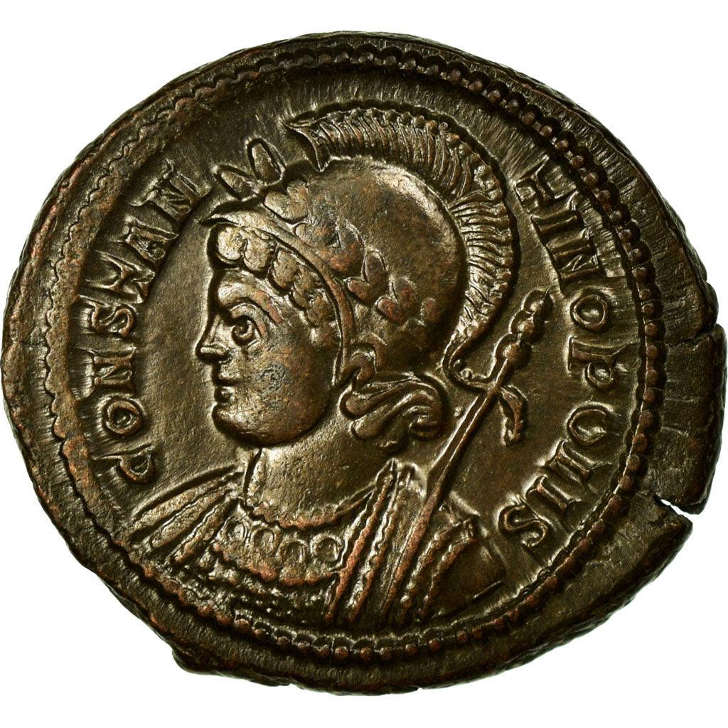 Coin, Nummus, Lyons, AU(55-58), Copper, Cohen:21