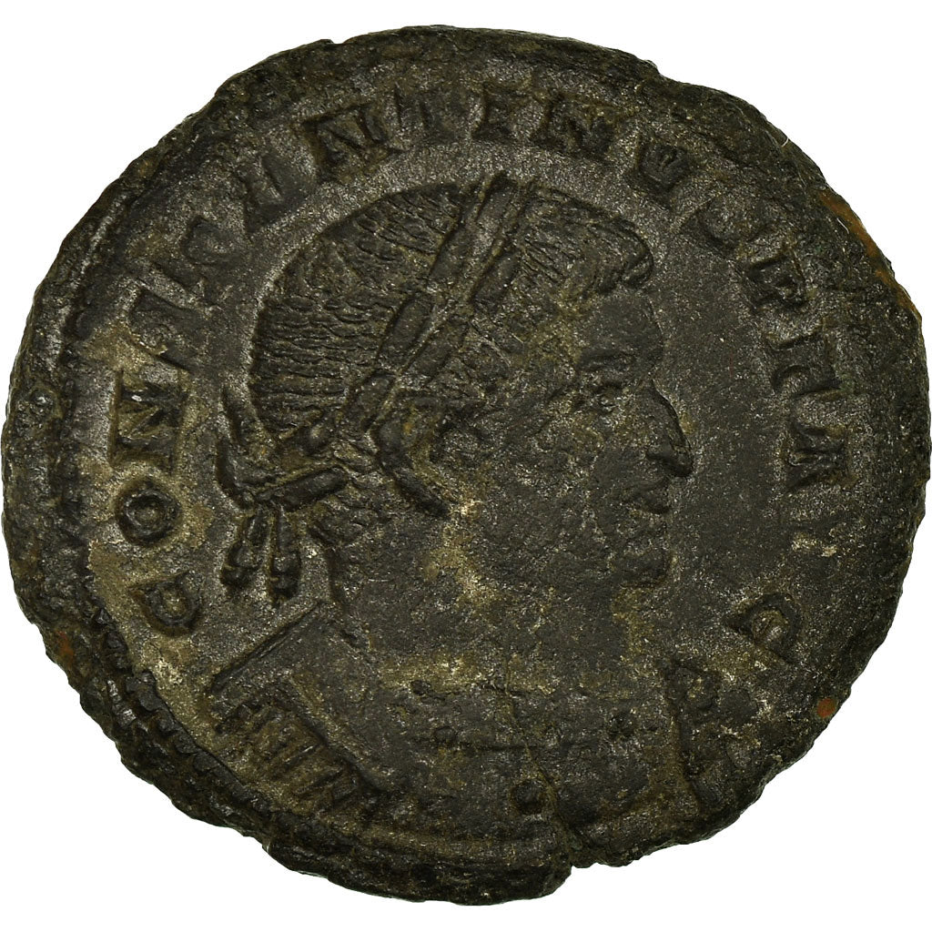 Moneta, Constantine I, Nummus, Trier, EF(40-45), Miedź, RIC:104