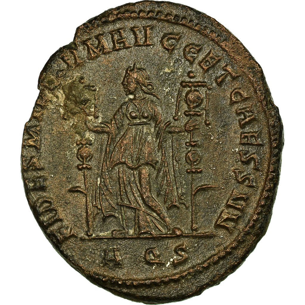 Coin, Constantius I, Follis, Aquileia, EF(40-45), Bronze, RIC:60A