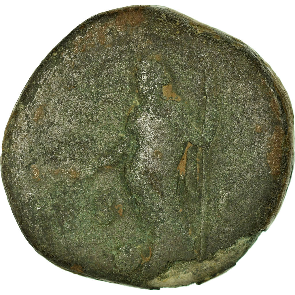 Monnaie, Marc Aurèle, Sesterce, Roma, B+, Cuivre
