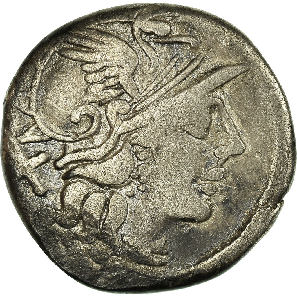 Coin, Pinaria, Denarius, Rome, VF(30-35), Silver, Crawford:208/1