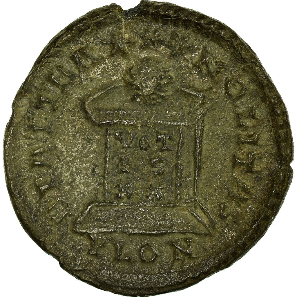 Monnaie, Crispus, Follis, Londres, SUP, Bronze, RIC:279
