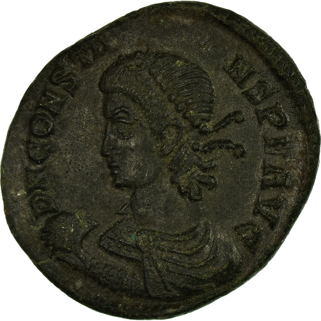 Moneta, Constans, Maiorina, VF(30-35), Miedź