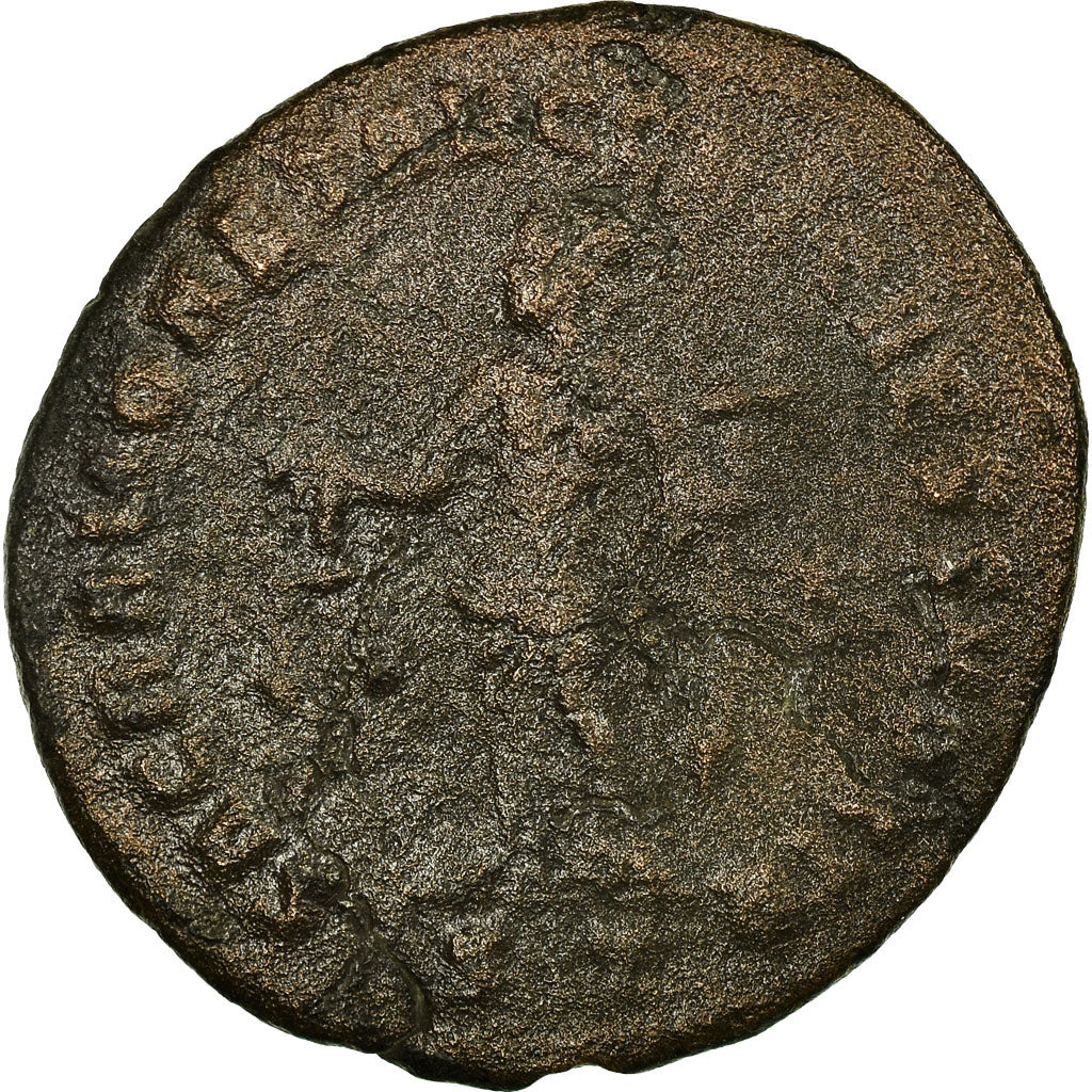 Moneta, Maximianus, Nummus, Ticinum, MB, Rame, Cohen:17, RIC:32b