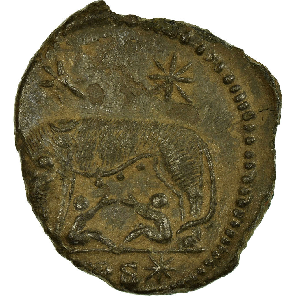 Coin, City Commemoratives, Follis, Trier, VF(20-25), Bronze, RIC:547