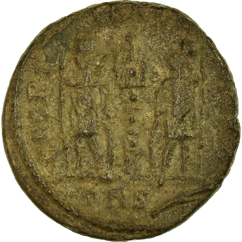 Moneta, Constantius II, Nummus, Trier, VF(30-35), Miedź, RIC:82
