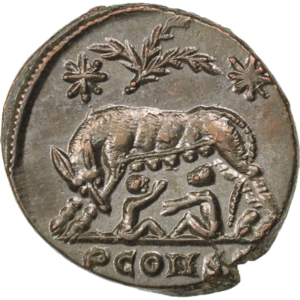 Nummus, Arles, AU(55-58), Copper, Cohen #17, 2.30