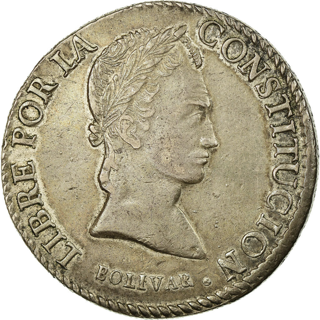 Moneda, Bolivia, 8 Soles, 1845, Potosi, MBC+, Plata, KM:103