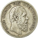 Coin, German States, WURTTEMBERG, Karl I, 5 Mark, 1876, Freudenstadt, VF(30-35)