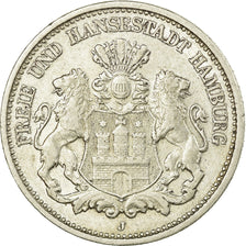Coin, German States, HAMBURG, 2 Mark, 1901, Hamburg, VF(30-35), Silver, KM:612