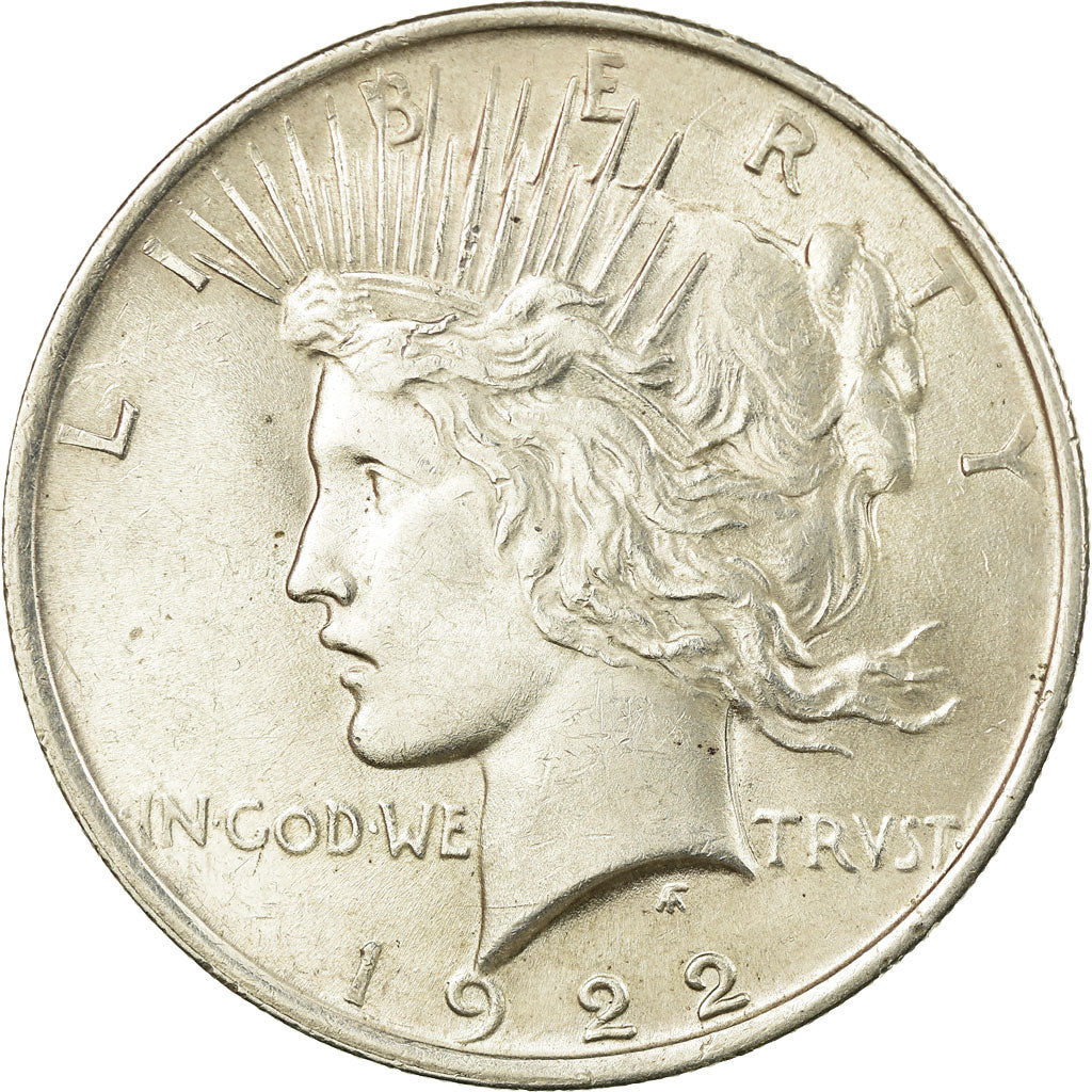 Coin, United States, Peace Dollar,1922,San Francisco,EF(40-45),KM 150