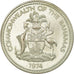 Coin, Bahamas, Elizabeth II, Dollar, 1974, Franklin Mint, U.S.A., MS(65-70)