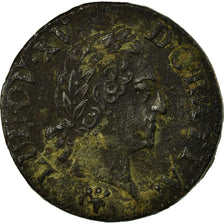 Moeda, França, Louis XV, Liard à la vieille tête, Liard, 1770, Reims