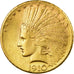 Coin, United States, Indian Head, $10, Eagle, 1910, Denver, AU(50-53), Gold
