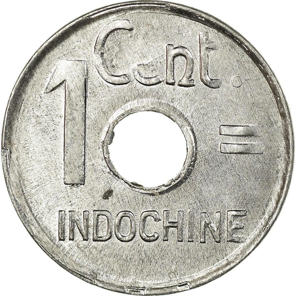 Monnaie, FRENCH INDO-CHINA, Cent, 1943, SPL+, Aluminium, KM:26