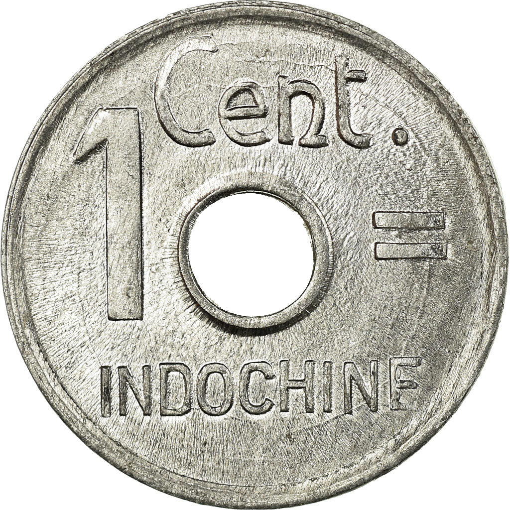 Coin, FRENCH INDO-CHINA, Cent, 1943, MS(64), Aluminum, KM:26