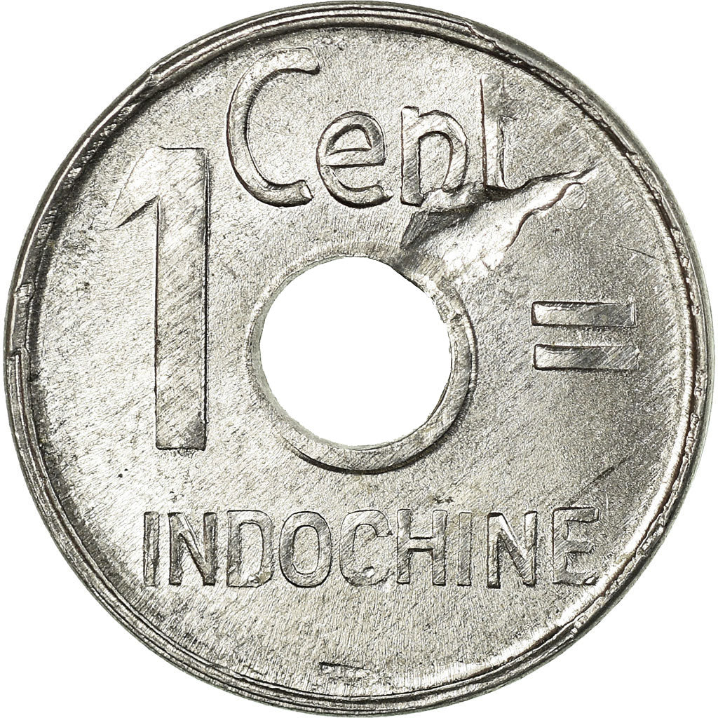Coin, FRENCH INDO-CHINA, Cent, 1943, MS(64), Aluminum, KM:26