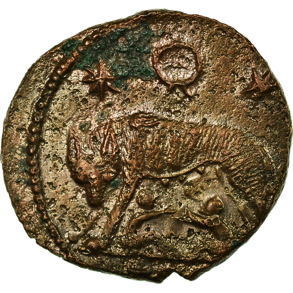 Coin, Roma, City Commemoratives, Nummus, Trier, VF(30-35), Copper, RIC:553