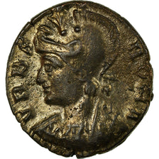 Coin, Roma, City Commemoratives, Nummus, Trier, EF(40-45), Copper, RIC:547