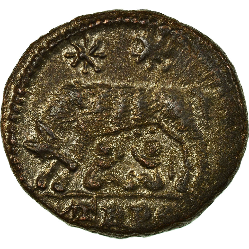 Coin, Roma, City Commemoratives, Nummus, Trier, EF(40-45), Copper, RIC:547