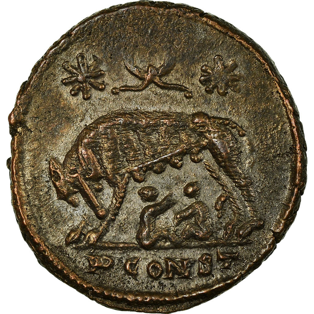 Coin, Roma, City Commemoratives, Nummus, Arles, VF(20-25), Copper, RIC:379