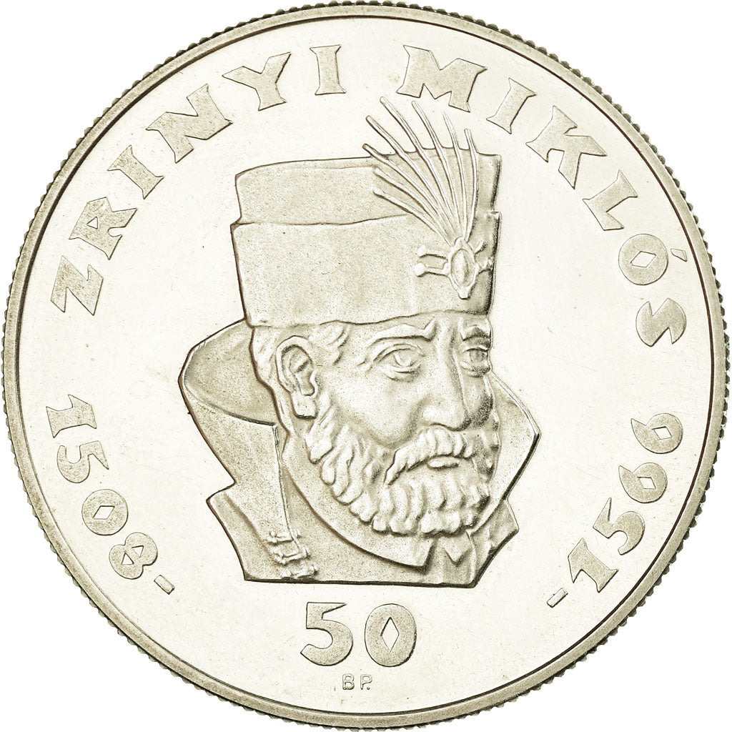 Moneta, Ungheria, 50 Forint, Otven, 1966, Budapest, SPL, Argento, KM:568