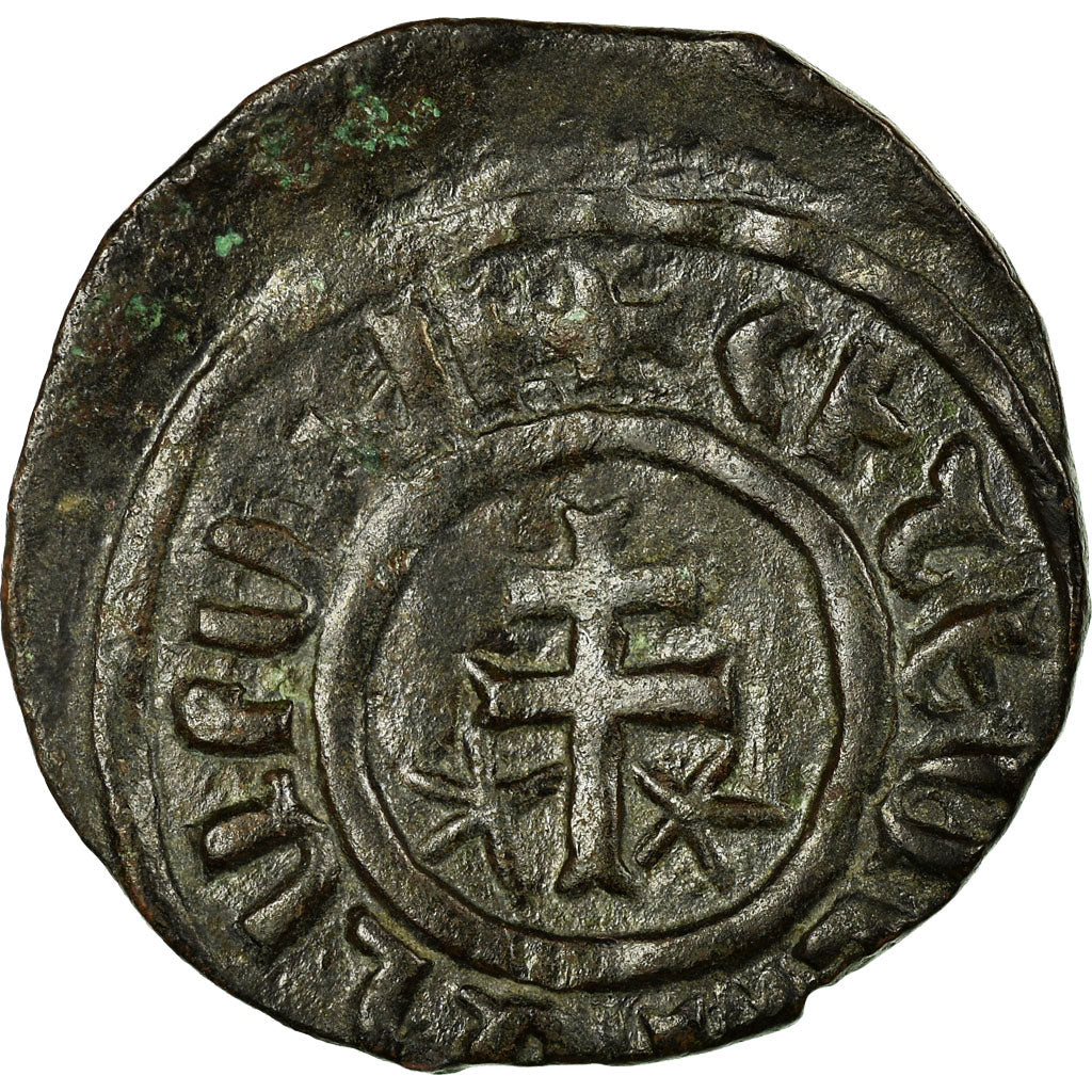 Coin, Armenia, Leon I, Tank, 1198-1219 AD, Sis, EF(40-45), Copper