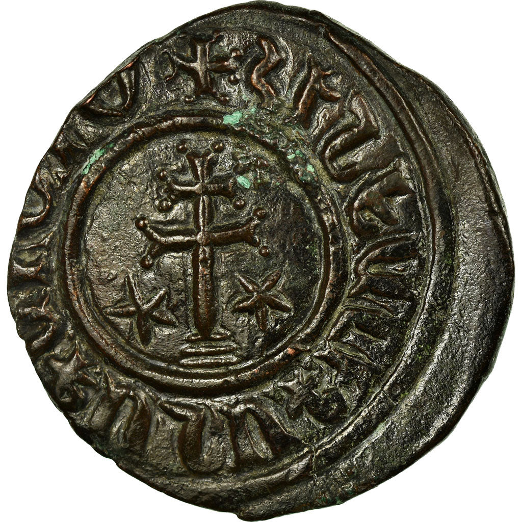 Münze, Armenia, Leon I, Tank, 1198-1219 AD, Sis, VZ, Kupfer