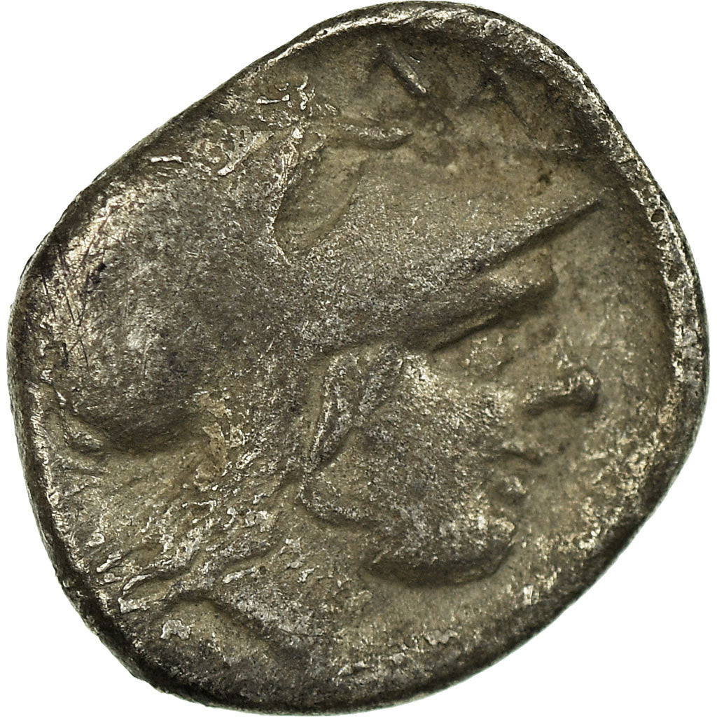 Moneta, Mysia, Athena, Lampsakos, Diobol, Lampsakos, MB, Argento