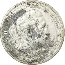 Coin, German States, PRUSSIA, Wilhelm II, 5 Mark, 1893, Berlin, F(12-15)