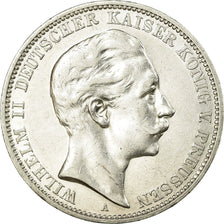 Münze, Deutsch Staaten, PRUSSIA, Wilhelm II, 3 Mark, 1910, Berlin, VZ, Silber