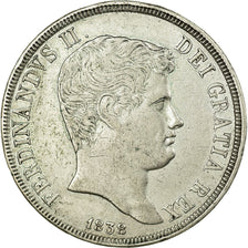 Munten, Italiaanse staten, NAPLES, Ferdinando II, 120 Grana, 1838, FR+, Zilver
