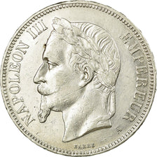 Monnaie, France, Napoléon III, 5 Francs, 1870, Strasbourg, TTB, Argent