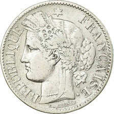 Moeda, França, Cérès, 2 Francs, 1850, Paris, VF(20-25), Prata, KM:760.1