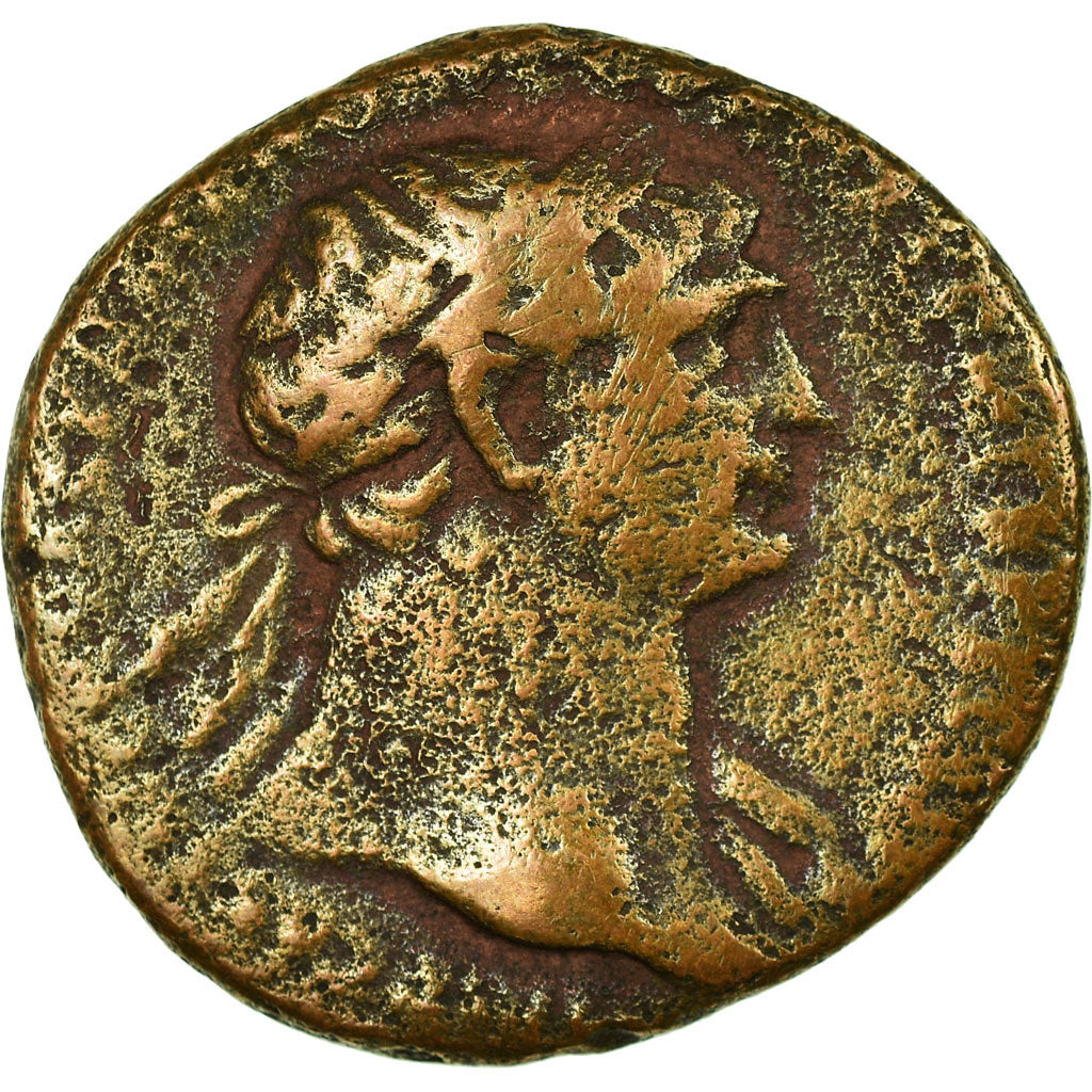 Coin, Trajan, As, Roma, F(12-15), Copper, RIC:503