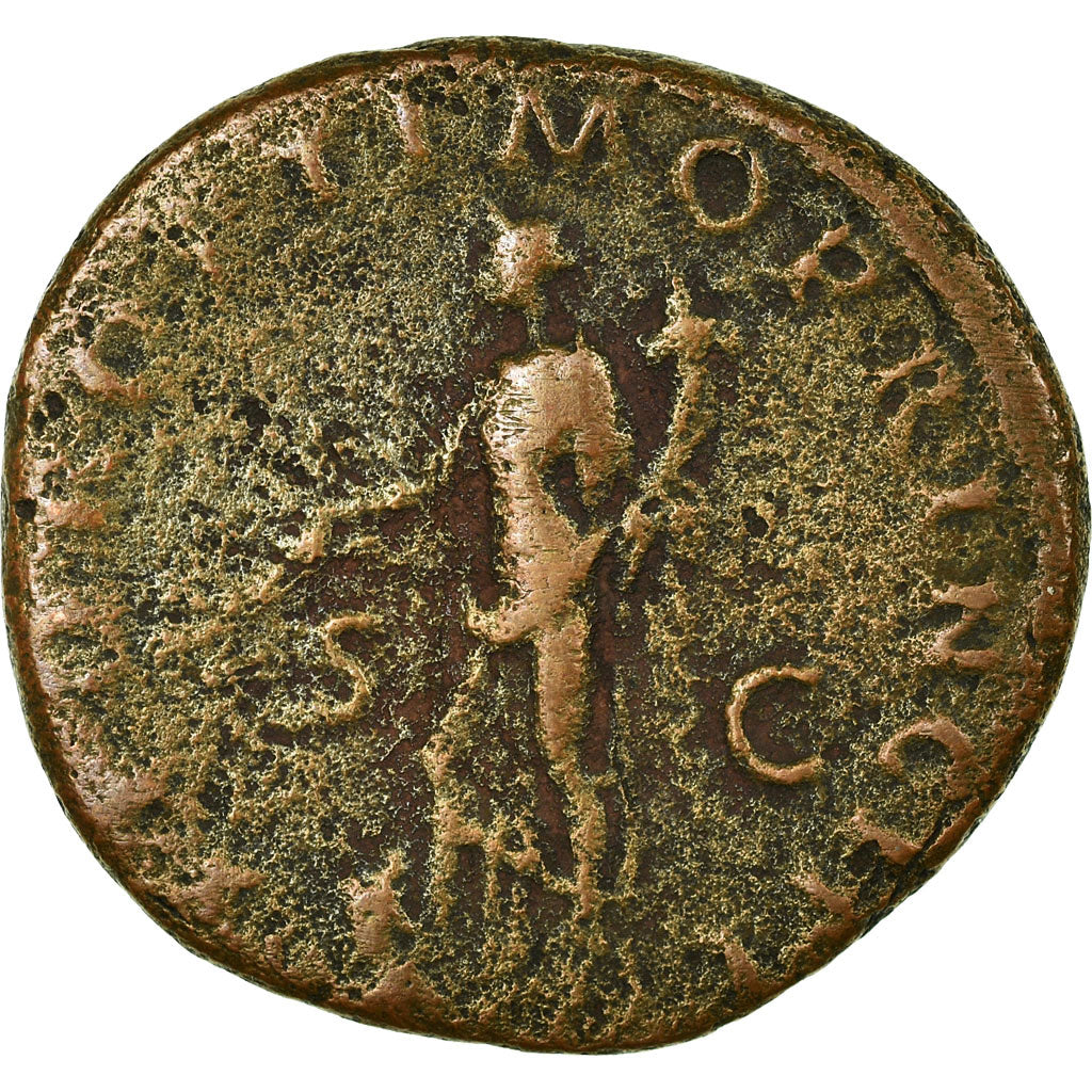 Coin, Trajan, As, Roma, F(12-15), Copper, RIC:503