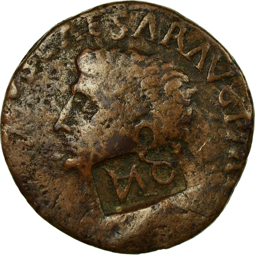 Münze, Claudius, As, 42, Rome, Countermark, S, Kupfer, RIC:100