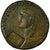 Münze, Claudius, As, 41-45, Rome, Countermark, S+, Bronze, RIC:128