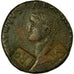 Monnaie, Claude, As, 41-45, Rome, Countermark, TB+, Bronze, RIC:128