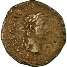 Münze, Tiberius, As, Rome, Countermark, S, Kupfer