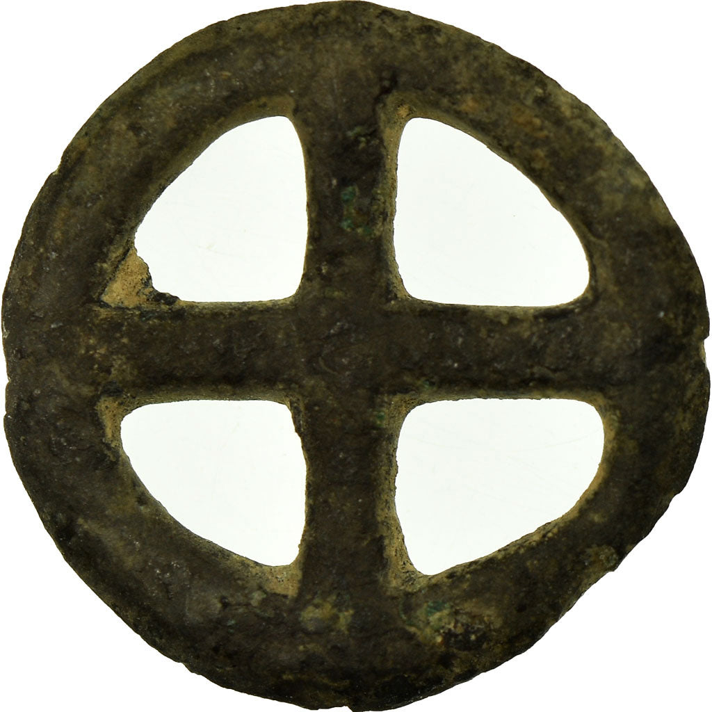 Monnaie, Rouelles gauloises, Rouelle, TTB, Potin