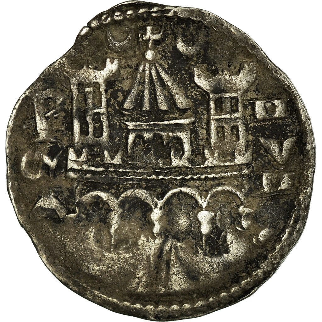 Coin, Italy, Frederic II, Gros de 4 deniers, Bergame, EF(40-45), Silver