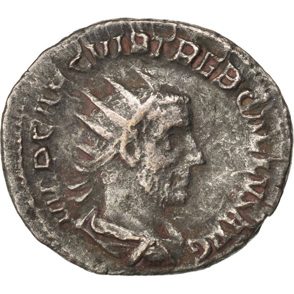 Coin, Trebonianus Gallus, Antoninianus, EF(40-45), Billon, Cohen:17