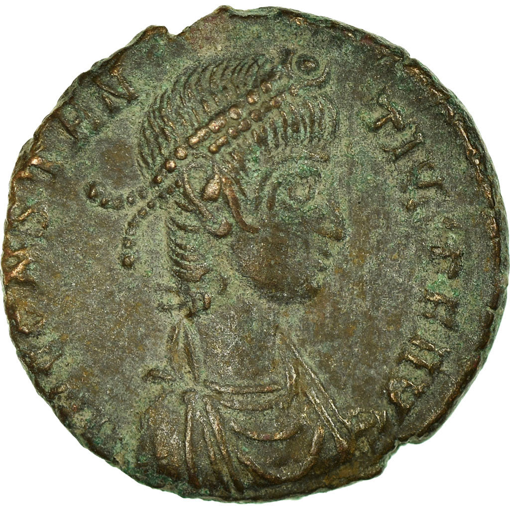 Moneta, Constans, Half Maiorina, Trier, AU(50-53), Miedź, RIC:234