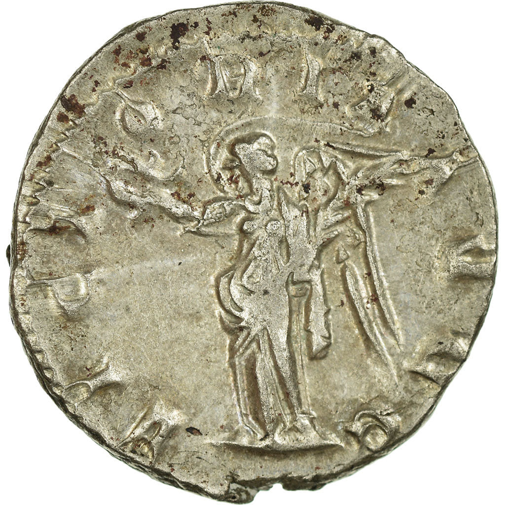 Coin, Valerian I, Antoninianus, 254, Roma, AU(55-58), Billon, RIC:125